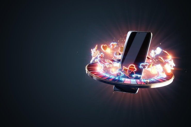 Game demo interface showing live dealer table and betting area on bolabagus33.com